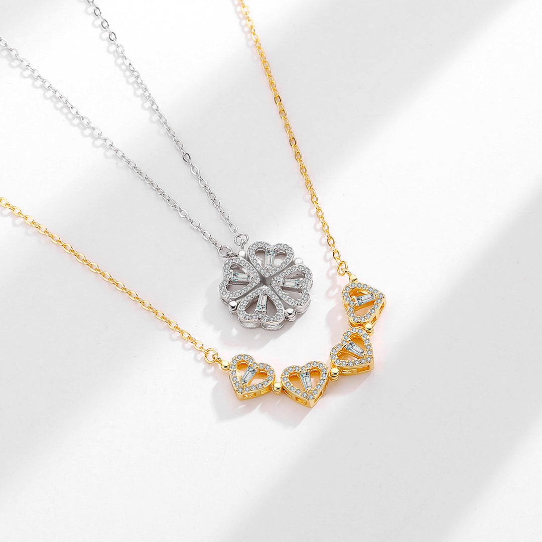 Collar Trébol de Corazones
