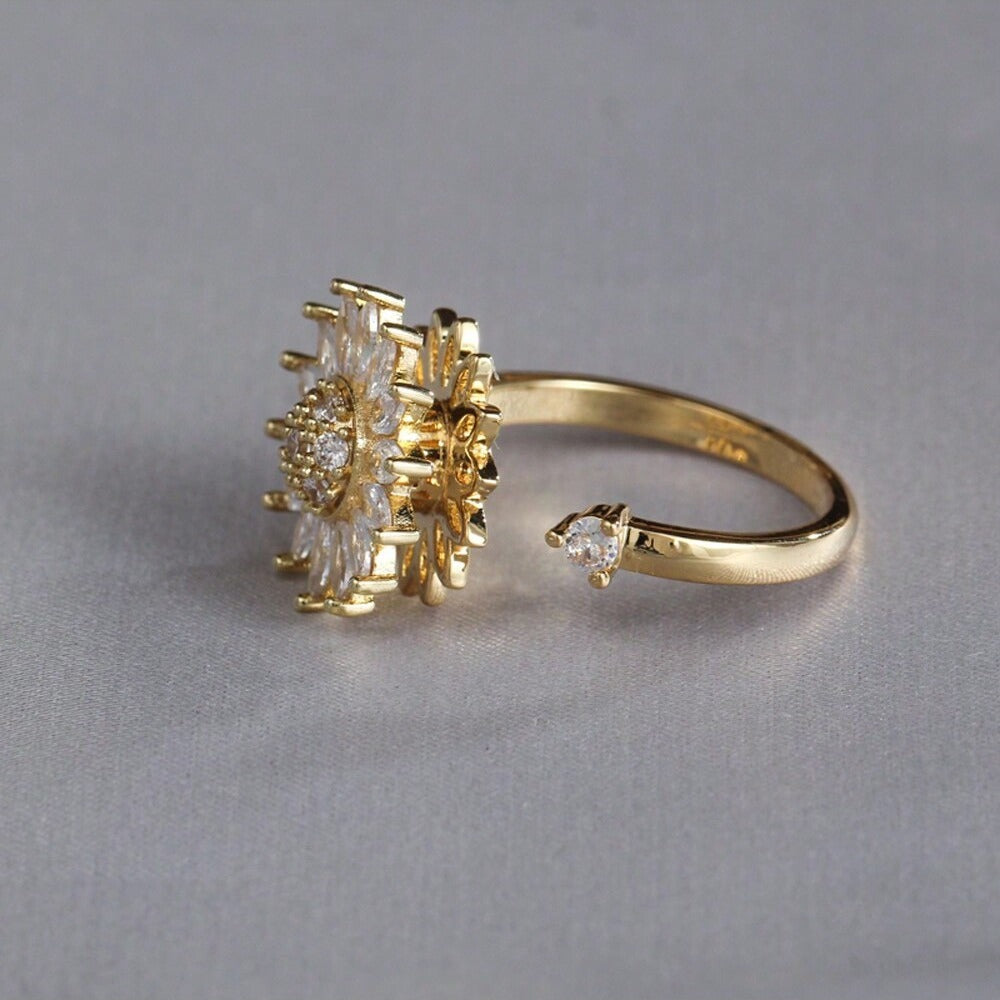 Anillo Margarita Giratoria
