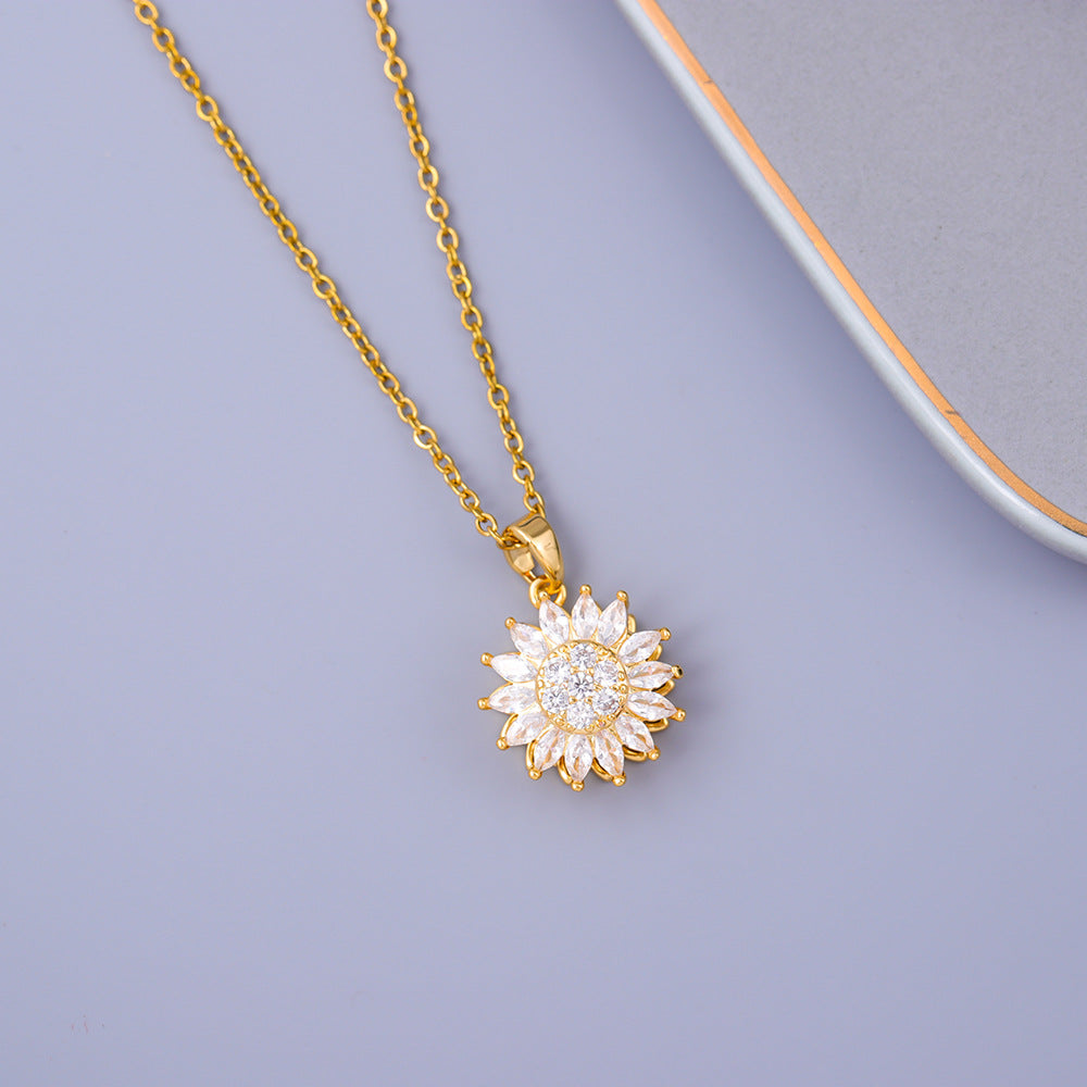 Collar Girasol Giratorio