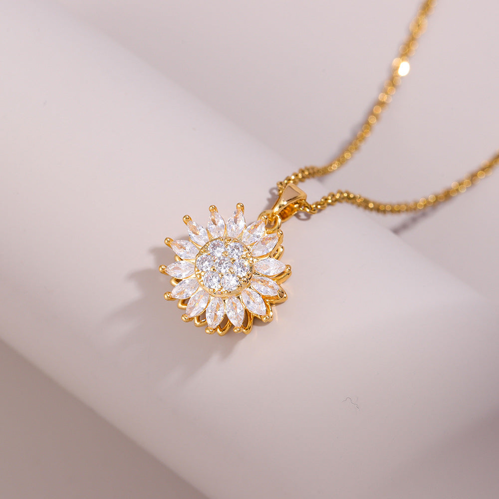 Collar Girasol Giratorio