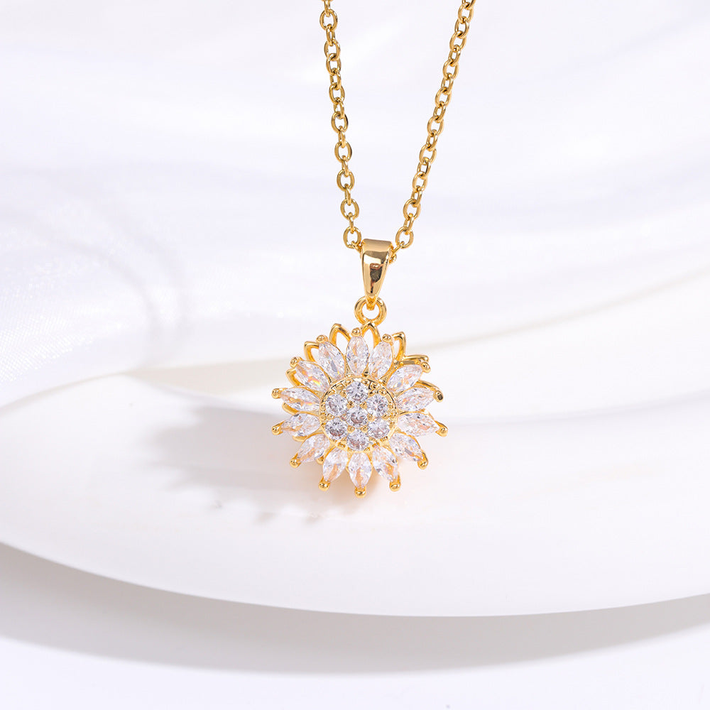 Collar Girasol Giratorio