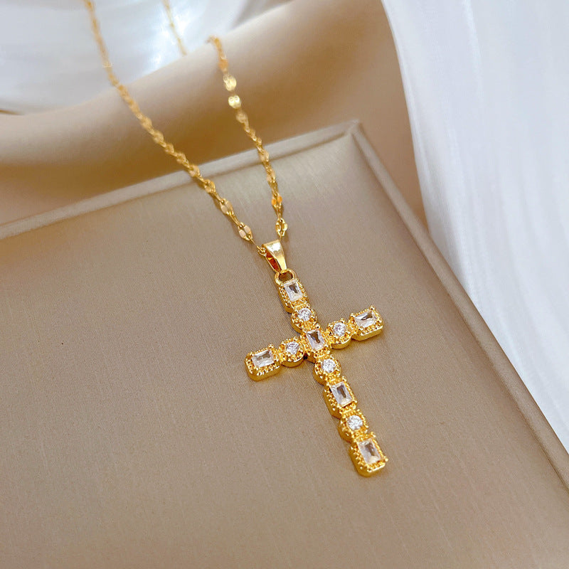 Collar Cruz Brillante