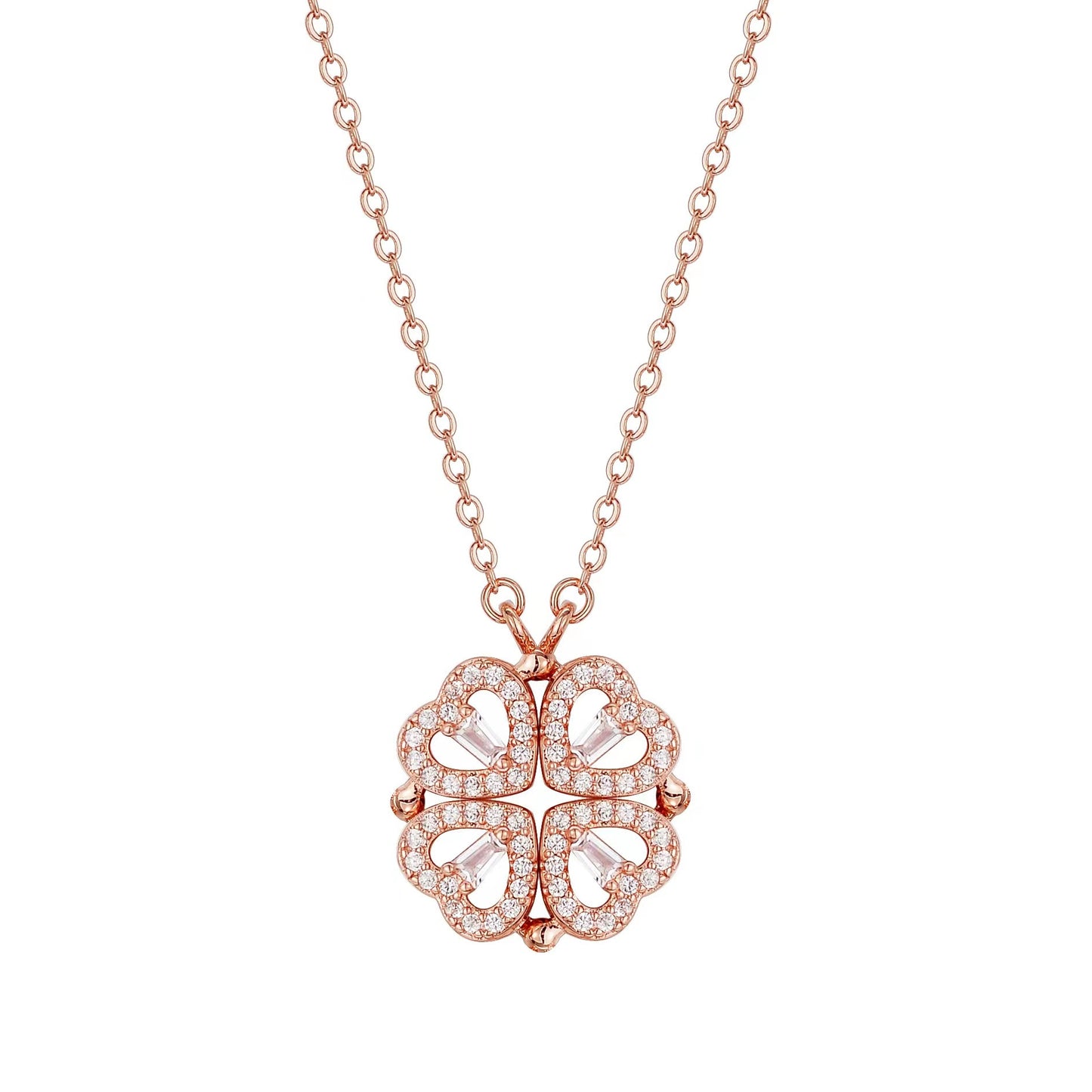 Collar Trébol de Corazones