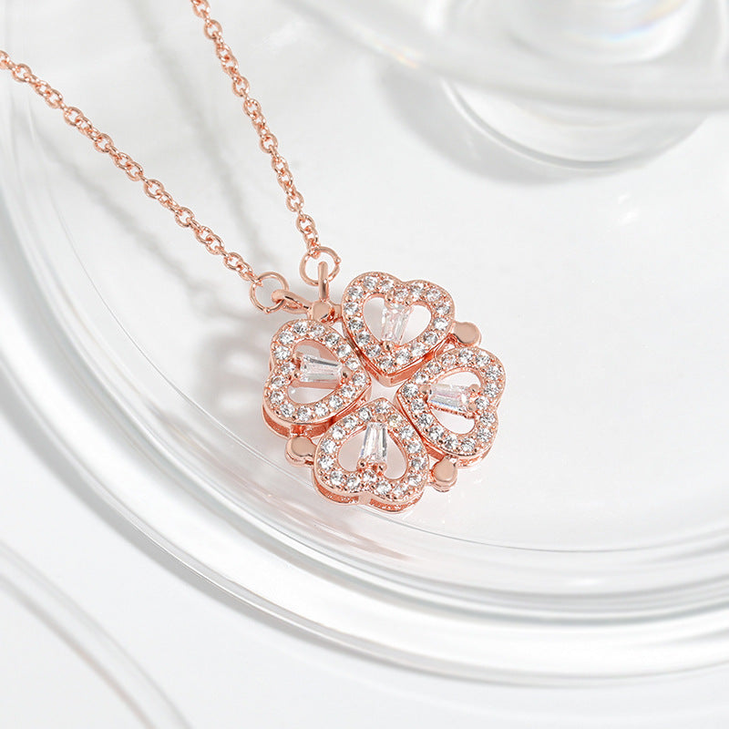 Collar Trébol de Corazones