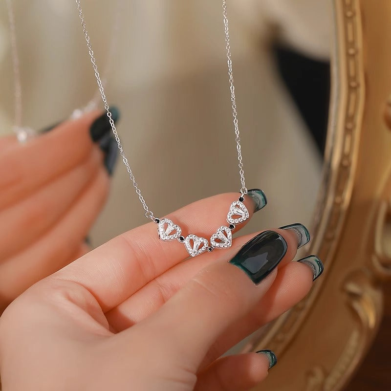 Collar Trébol de Corazones