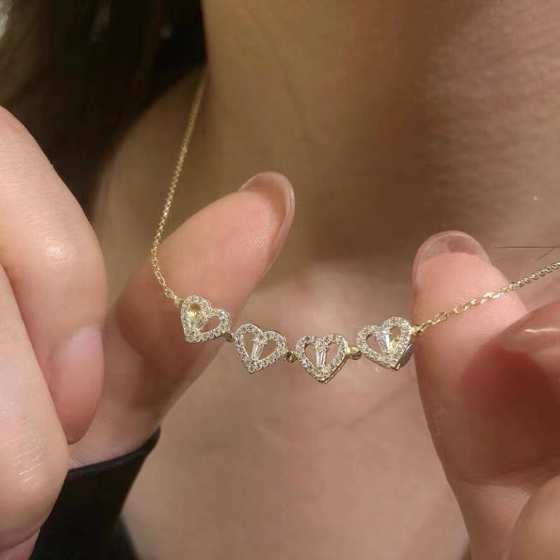 Collar Trébol de Corazones