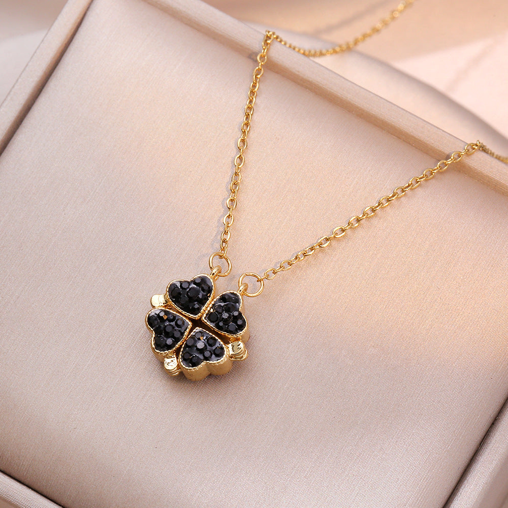 Collar Corazones del Atardecer