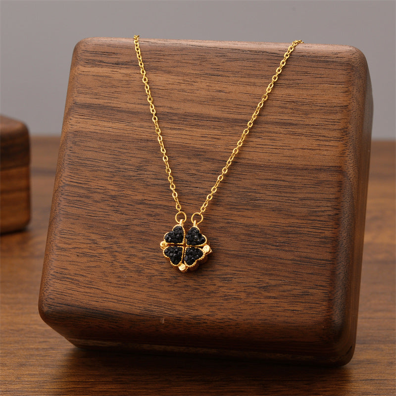Collar Corazones del Atardecer
