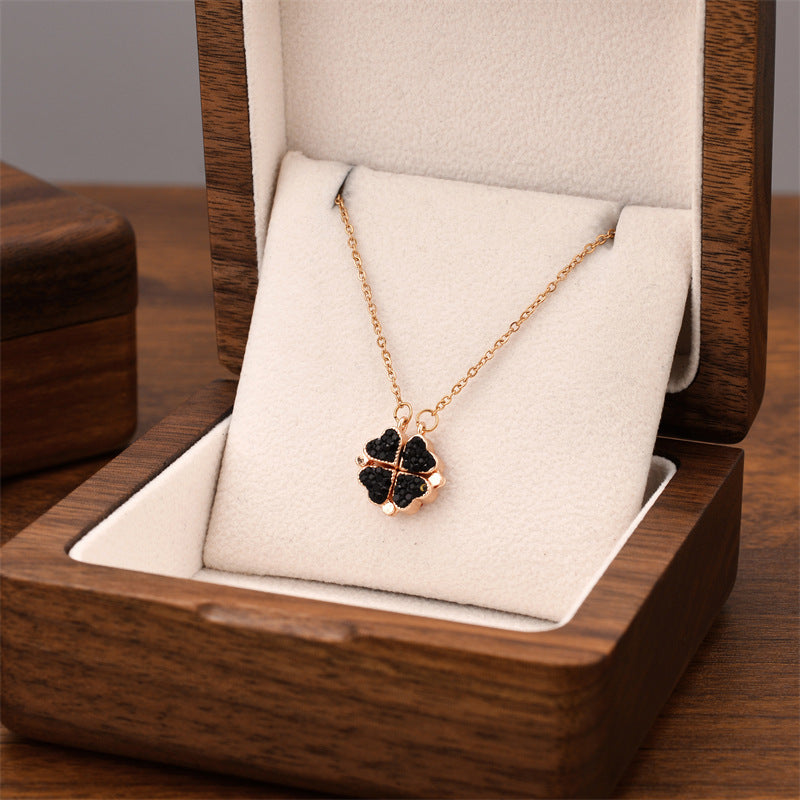 Collar Corazones del Atardecer