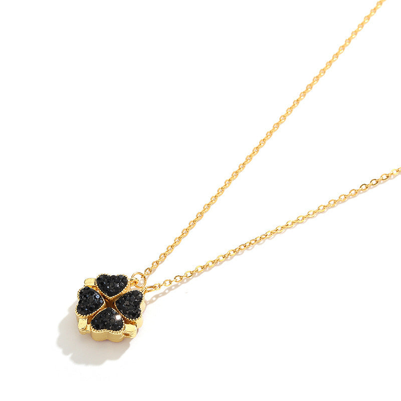 Collar Corazones del Atardecer