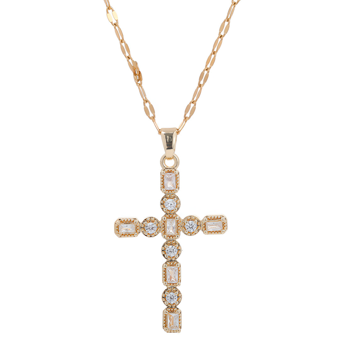 Collar Cruz Brillante