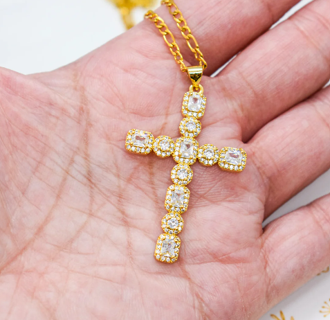 Collar Cruz Brillante