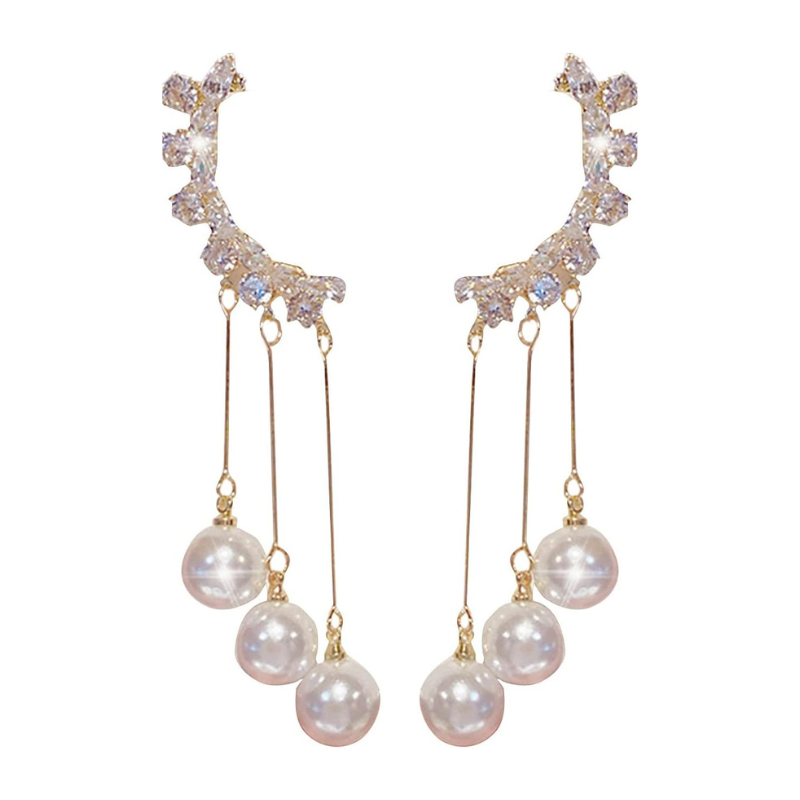 Aros Cortina de Perlas
