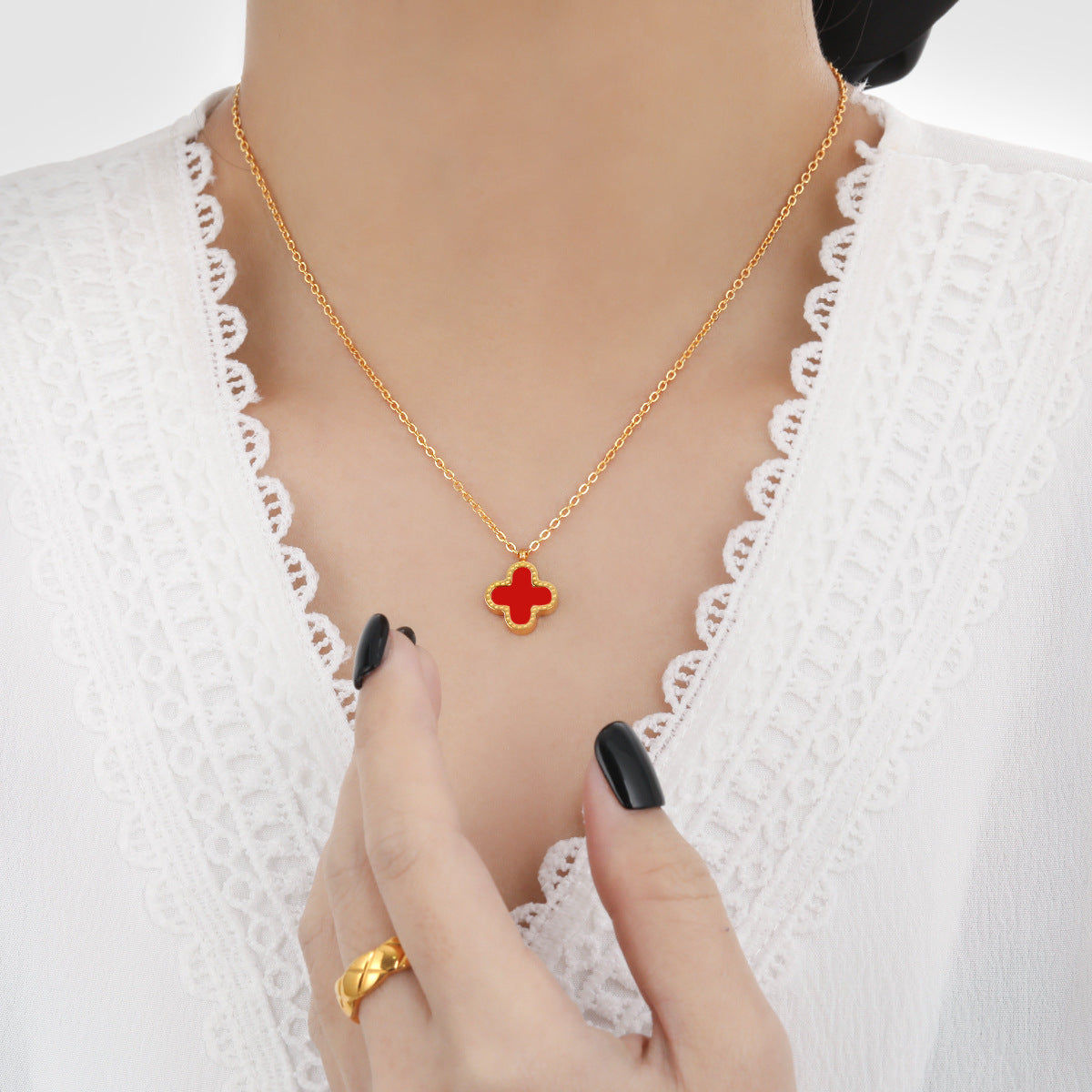 Collar Danza de Fuego y Sombra