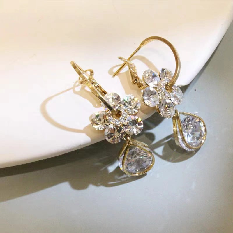 Aros Flor de Cristal