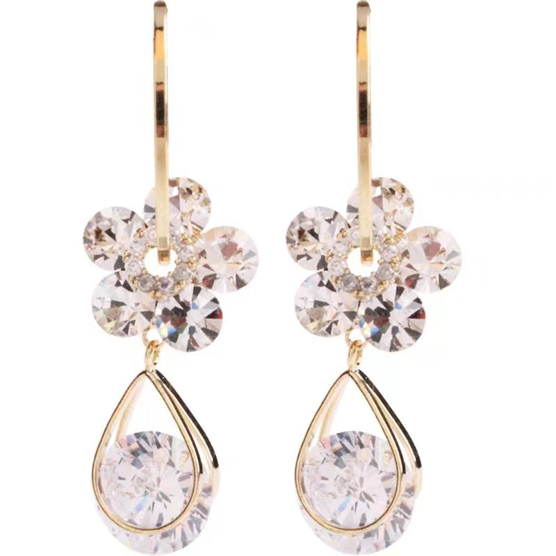 Aros Flor de Cristal