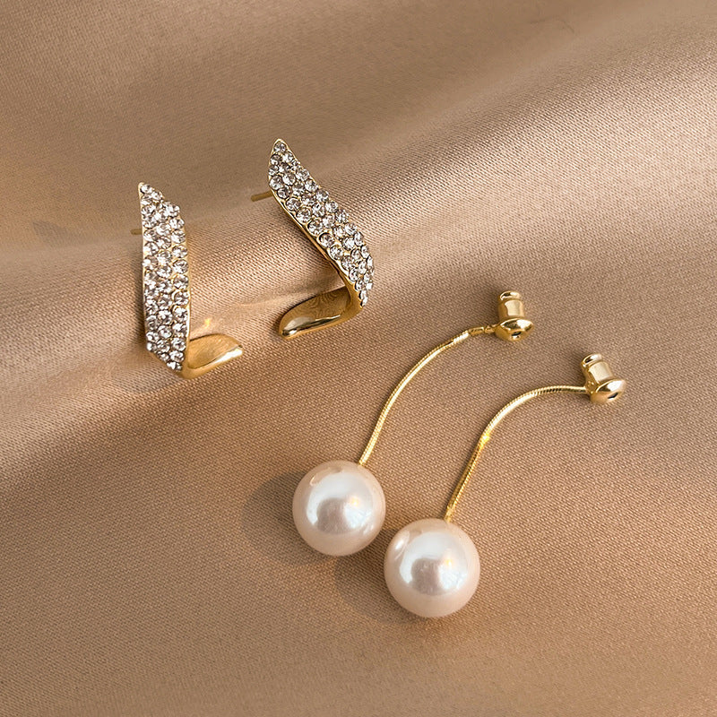 Aros Perla Brillante