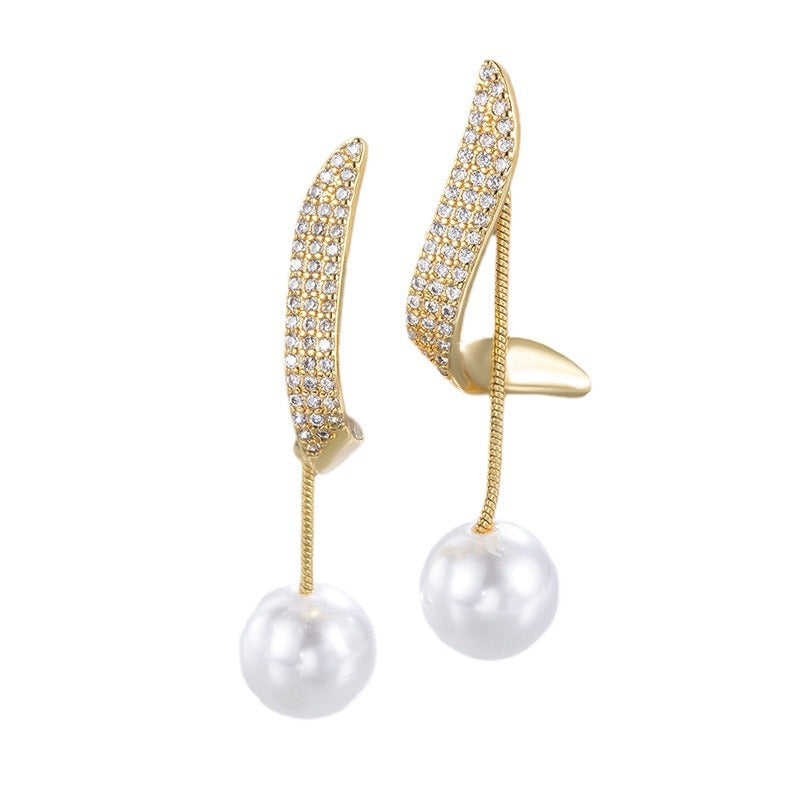 Aros Perla Brillante