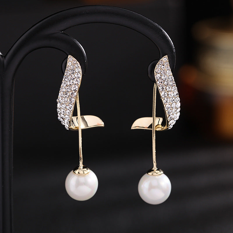 Aros Perla Brillante