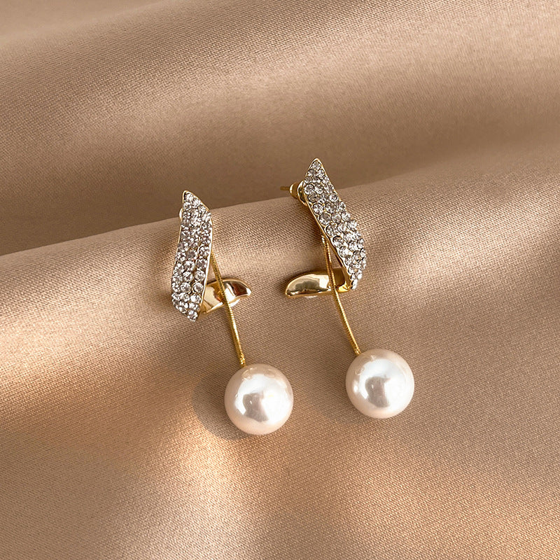 Aros Perla Brillante