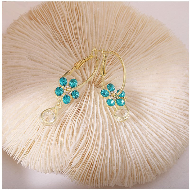 Aros Flor de Cristal