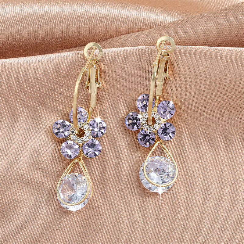 Aros Flor de Cristal
