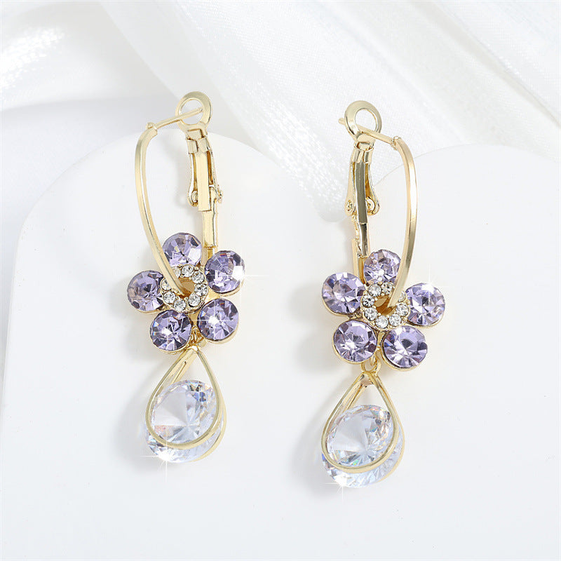 Aros Flor de Cristal