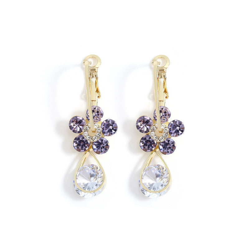 Aros Flor de Cristal