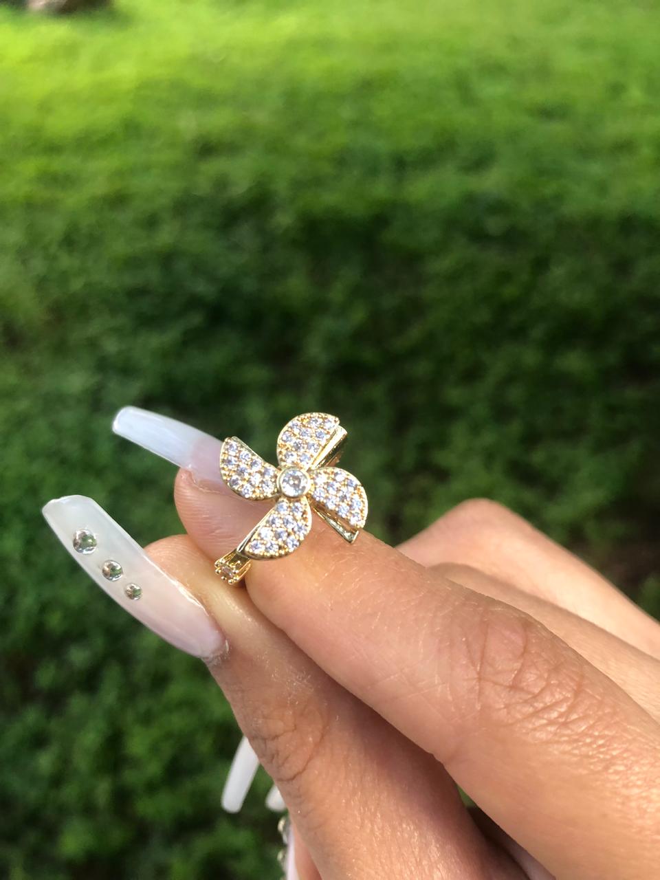 Anillo Molino de Luz Giratorio