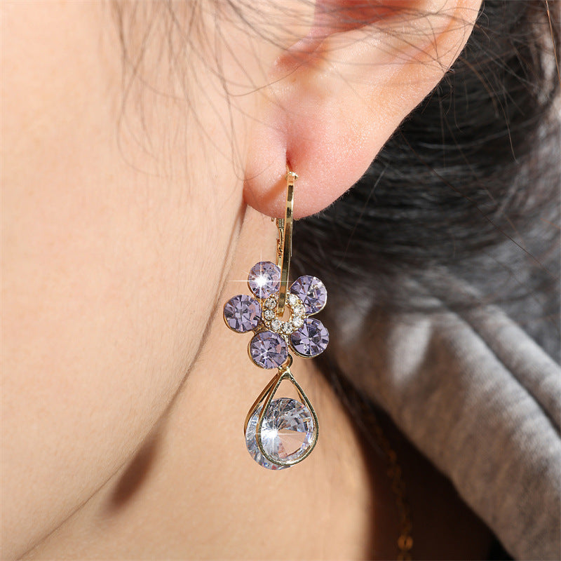 Aros Flor de Cristal