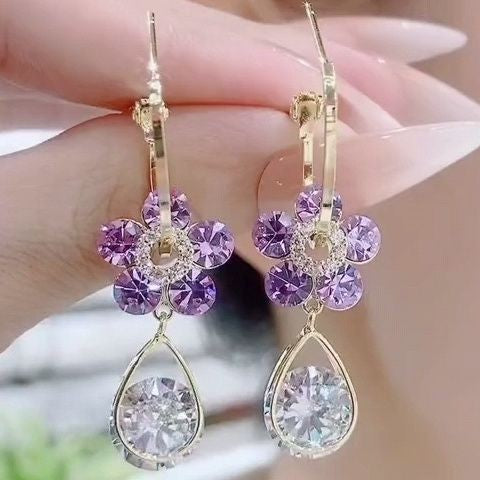 Aros Flor de Cristal