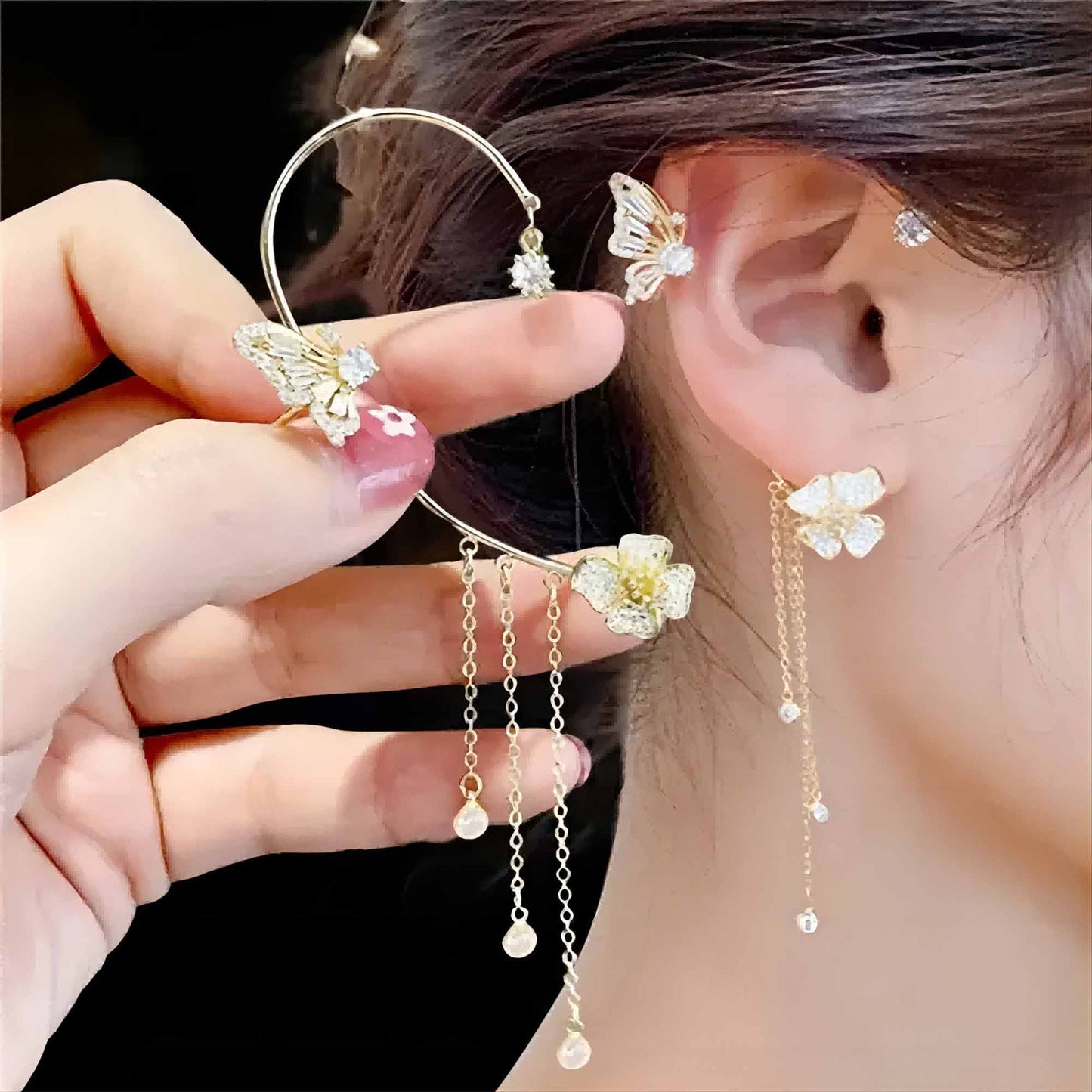 Aros Mariposa Floral