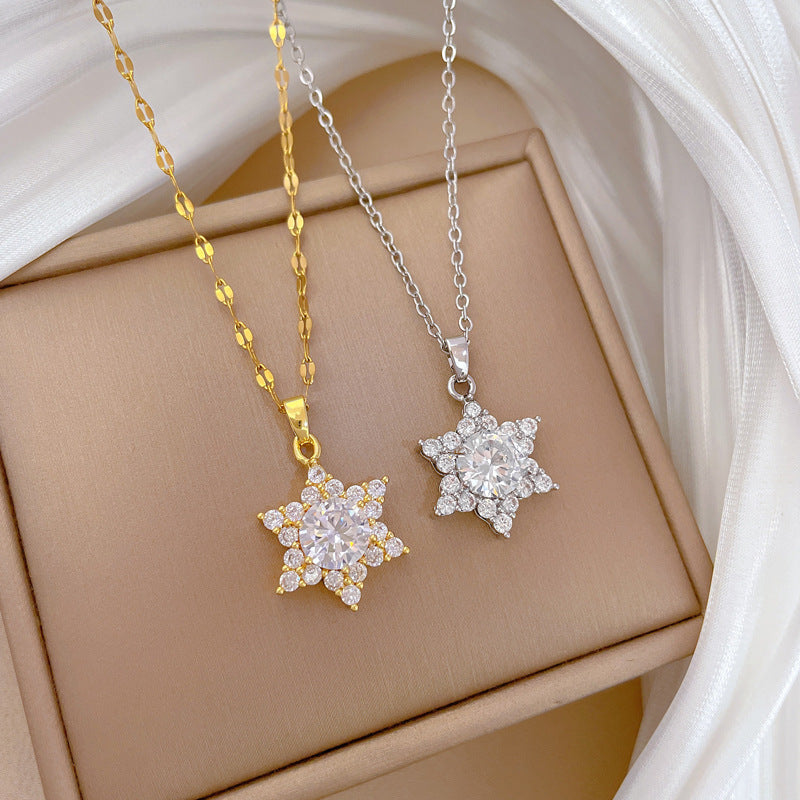 Collar Copo de Nieve