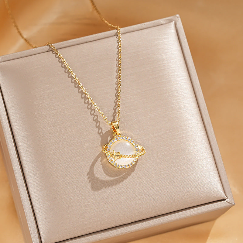 Collar Galaxia Brillante