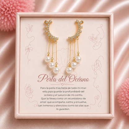 Aros Cortina de Perlas