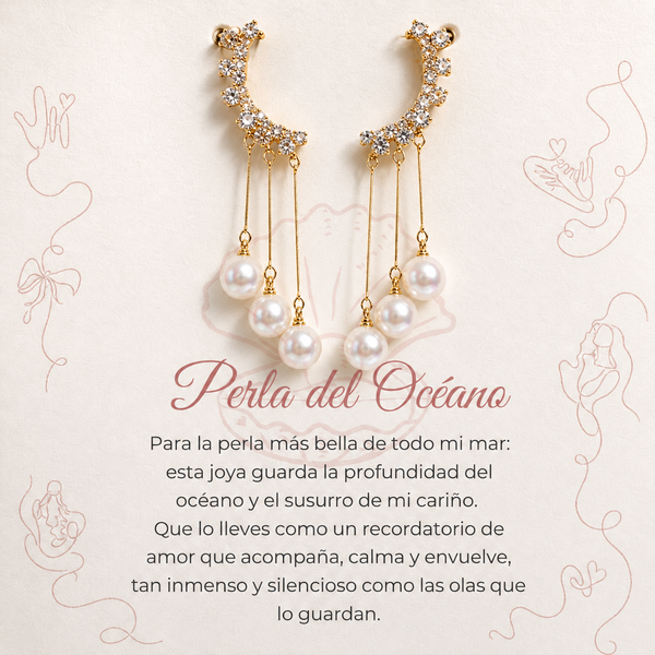 Aros Cortina de Perlas