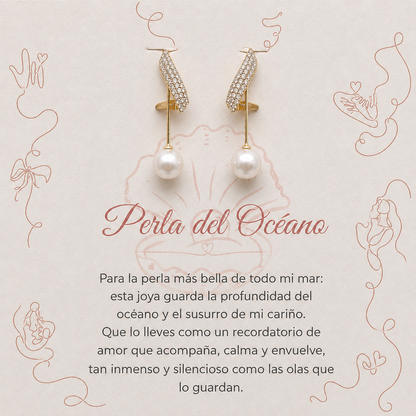 Aros Perla Brillante