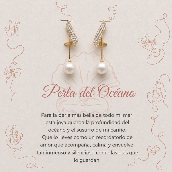 Aros Perla Brillante