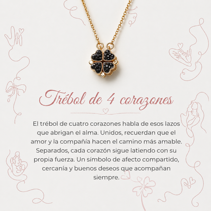 Collar Corazones del Atardecer