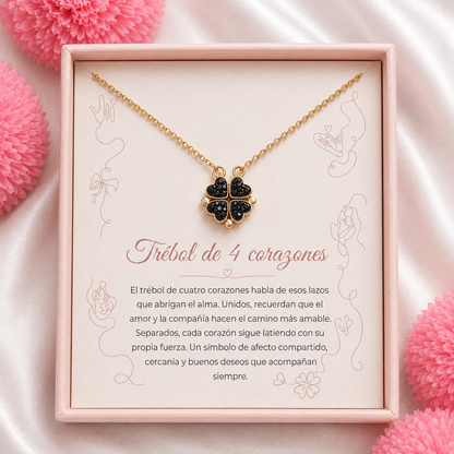 Collar Corazones del Atardecer