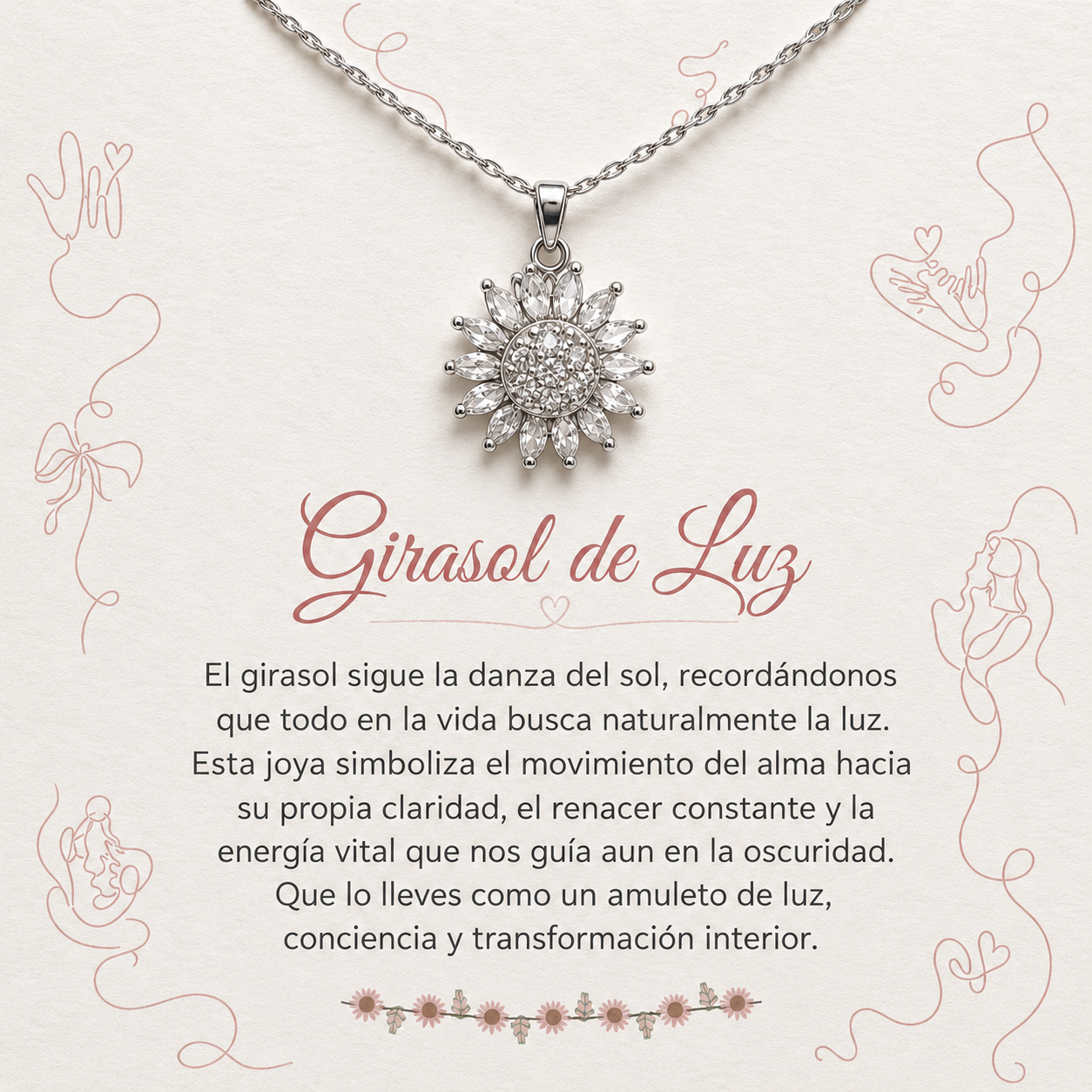Collar Girasol de Luz