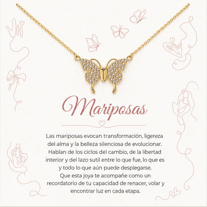 Collar Mariposa Magnética