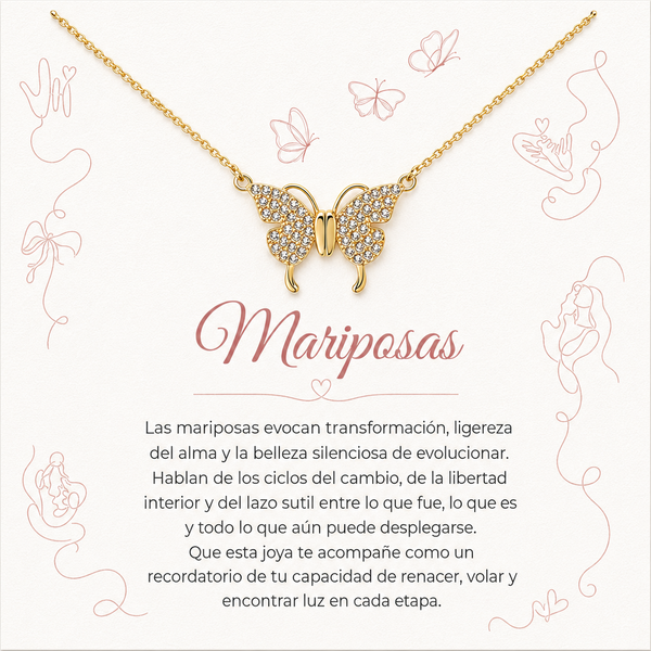 Collar Mariposa Magnética
