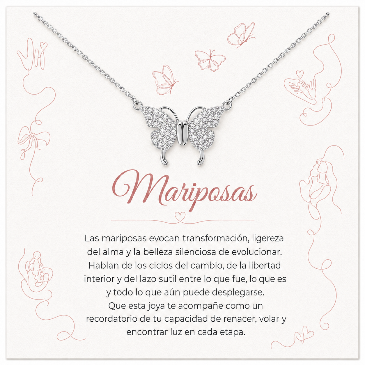 Collar Mariposa Magnética