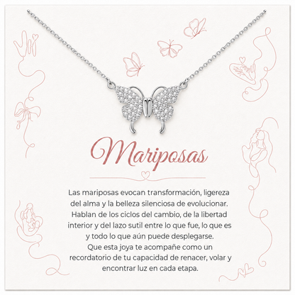 Collar Mariposa Magnética