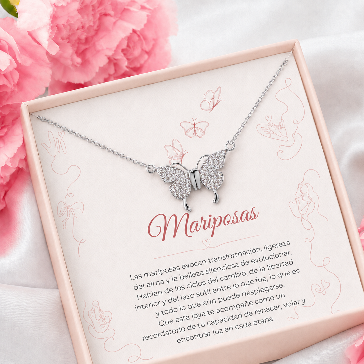 Collar Mariposa Magnética