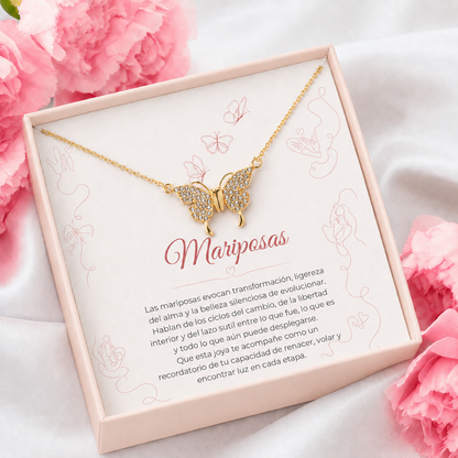 Collar Mariposa Magnética