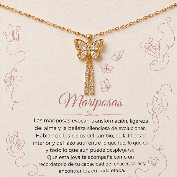 Collar Mariposa Diamante