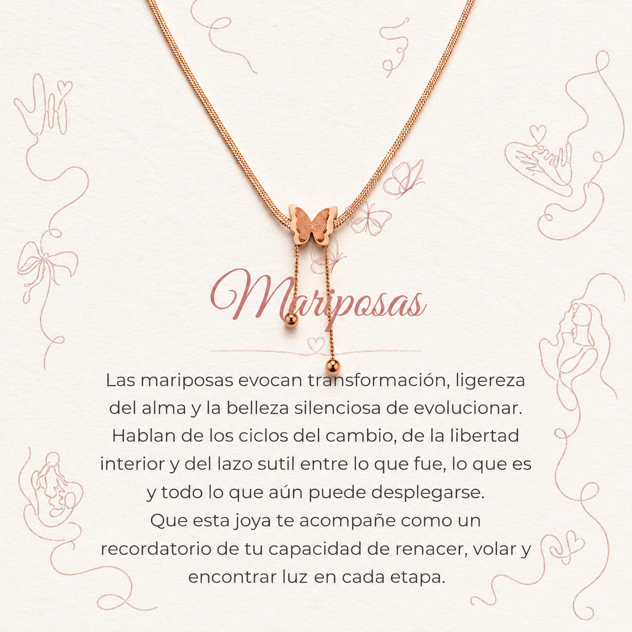 Collar Vuelo de Mariposa