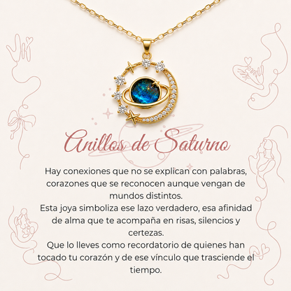 Collar Anillos de Saturno